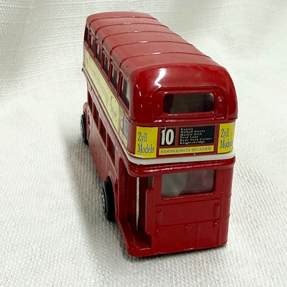 Zyll Models London Transport Double Decker Bus Harrods Red Diecast Model Toy - Picture 16 of 16